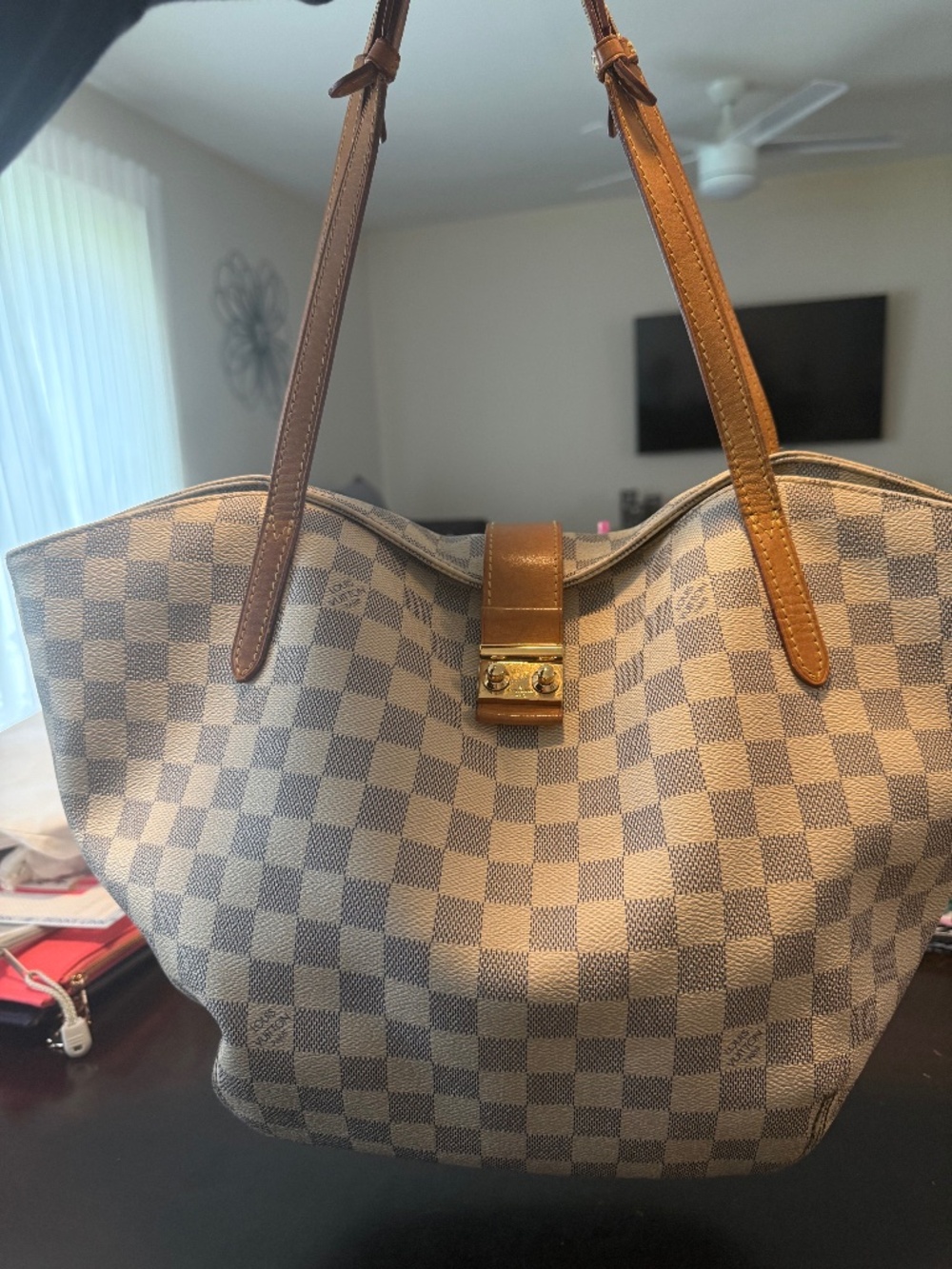 Louis Vuitton Damier Azur Salina PM Bag